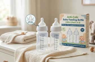 Anti-Colic Baby Feeding Bottle 250ml (Pack of 2) BPA Free – Best Feeding Bottle for Newborns