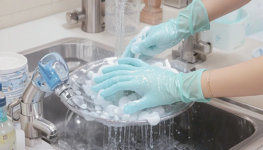 HUSB Magic Silicone Dish Washing Gloves – Multi-Purpose Cleaning Gloves for Kitchen & Home